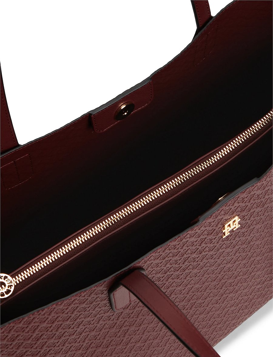 Tommy Hilfiger - TH ICON TOTE MONO - oxblood - 4
