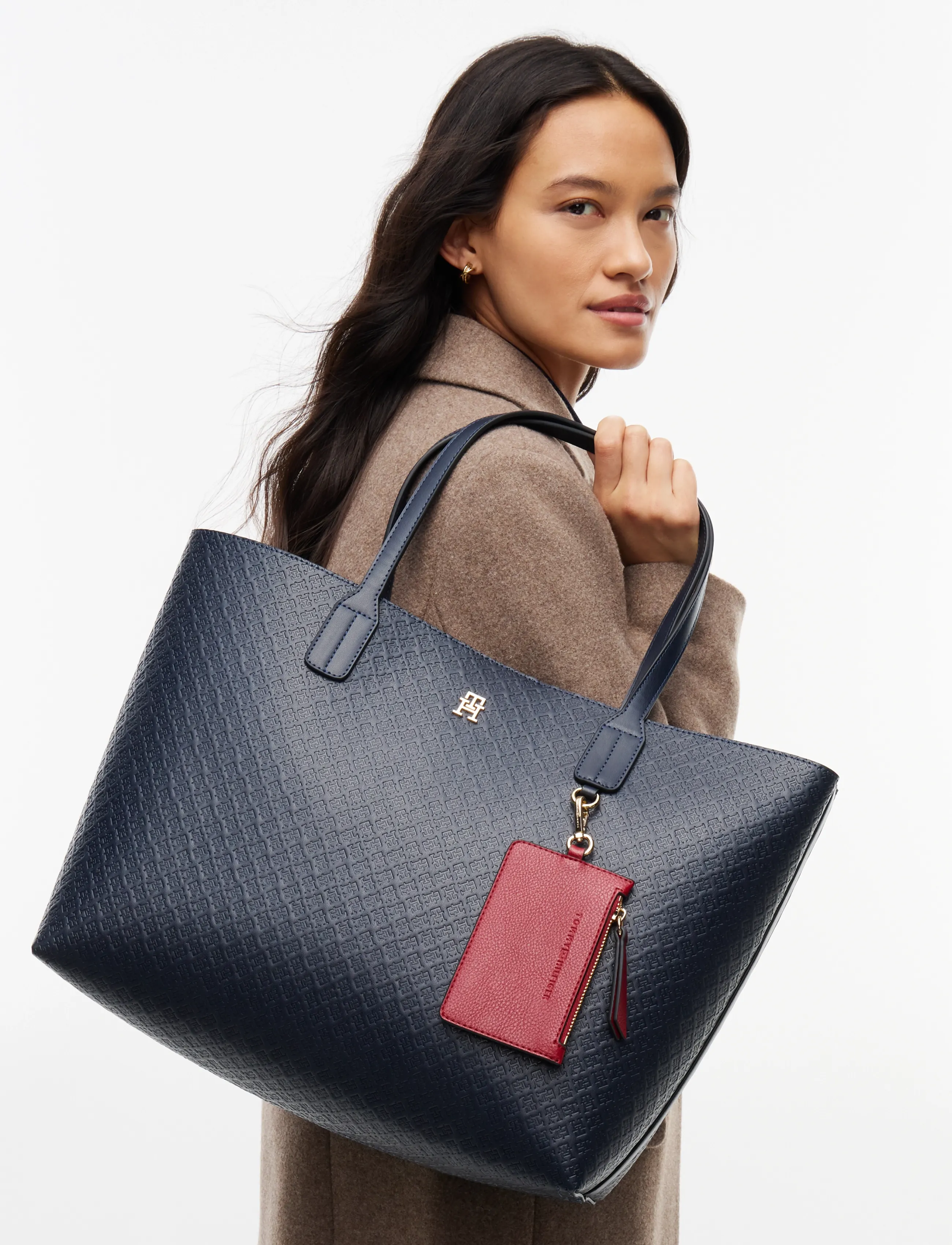 Tommy Hilfiger TH ICON TOTE MONO - Taschen - SPACE BLUE / navy