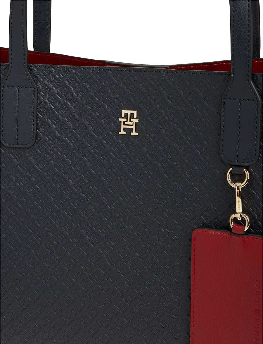 Tommy Hilfiger - TH ICON TOTE MONO - tote bags - space blue - 3