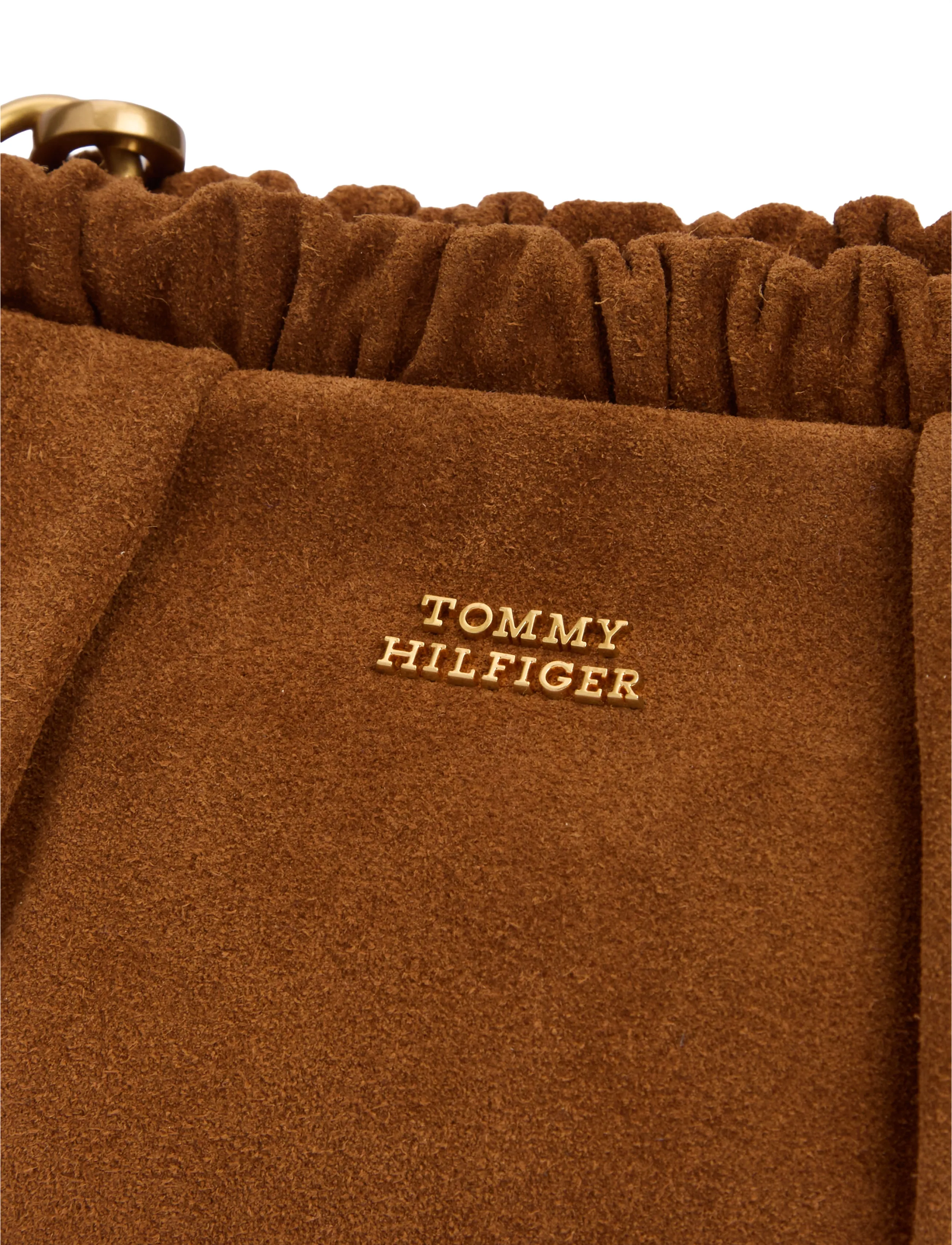 Tommy Hilfiger - SOFT LEATHER MINI CROSSOVER SUED - cognac - 3