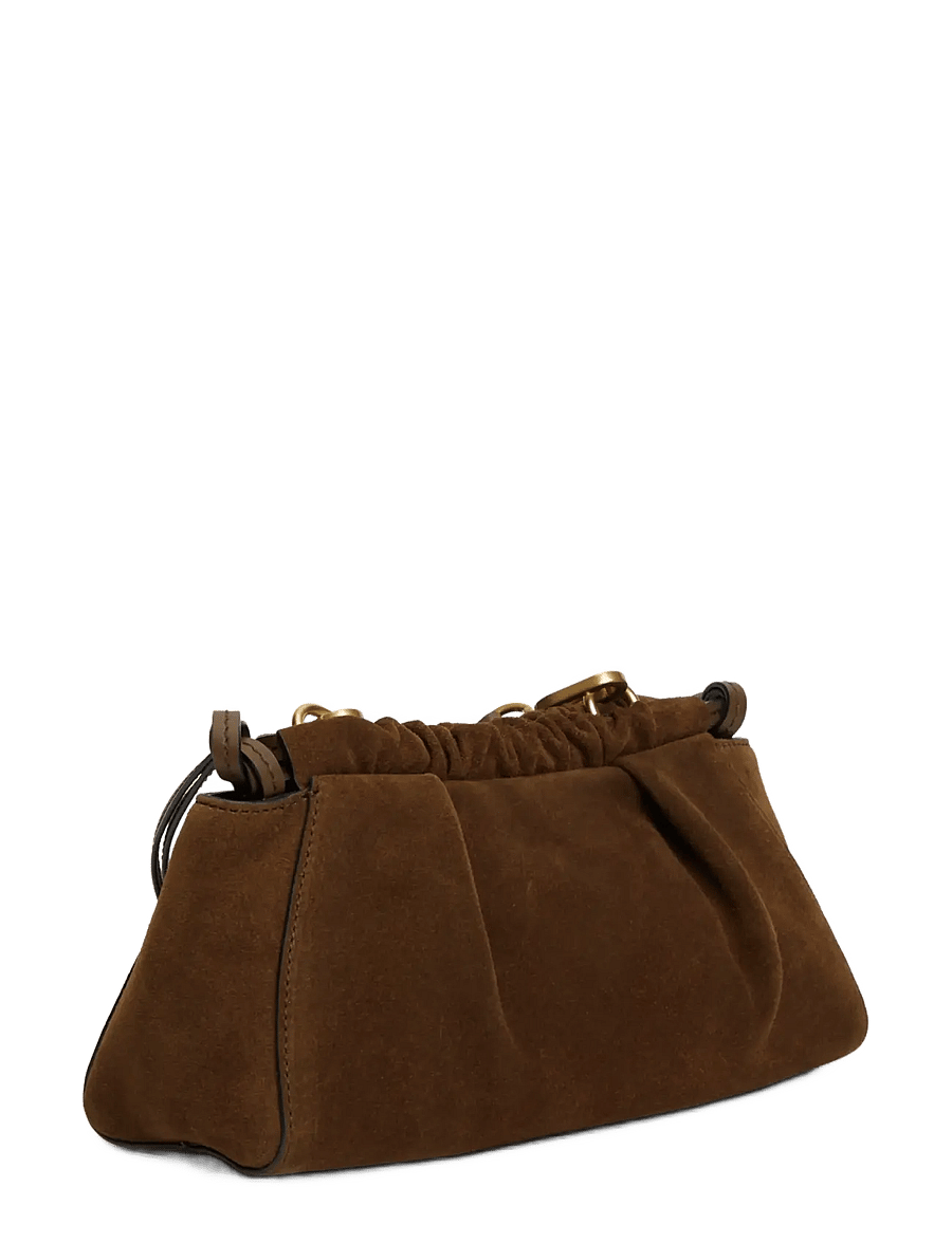 Tommy Hilfiger - SOFT LEATHER MINI CROSSOVER SUED - crossbody bags - fondant brown - 2