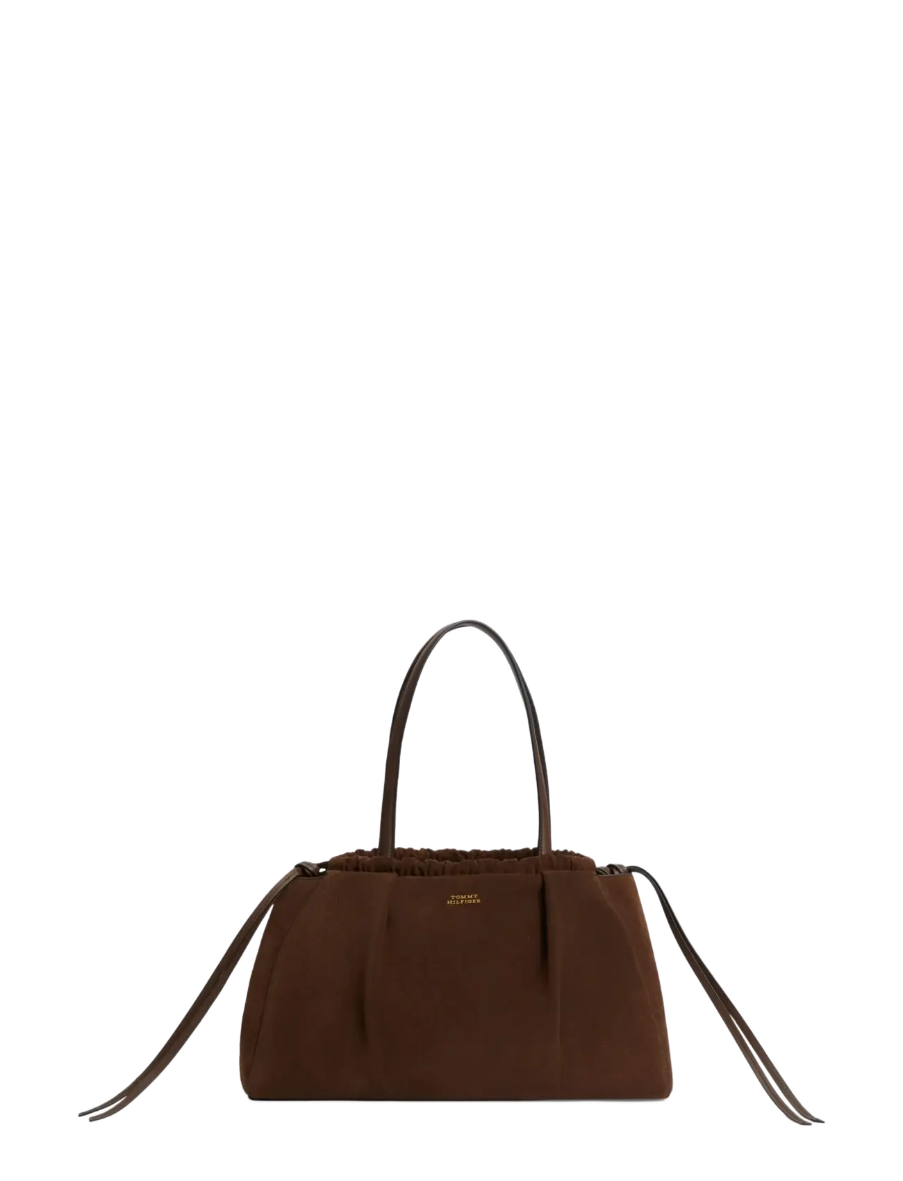 Tommy Hilfiger - SOFT LEATHER HOBO SUEDE - fondant brown - 1