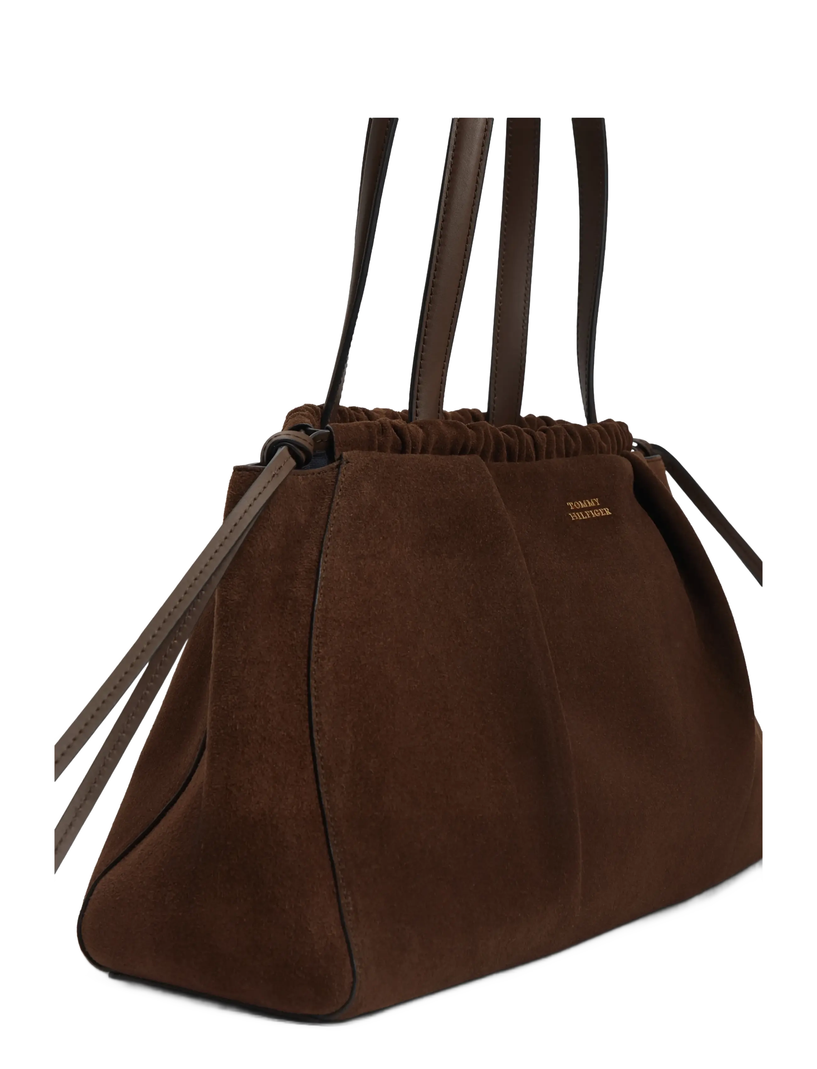 Tommy Hilfiger - SOFT LEATHER HOBO SUEDE - fondant brown - 2