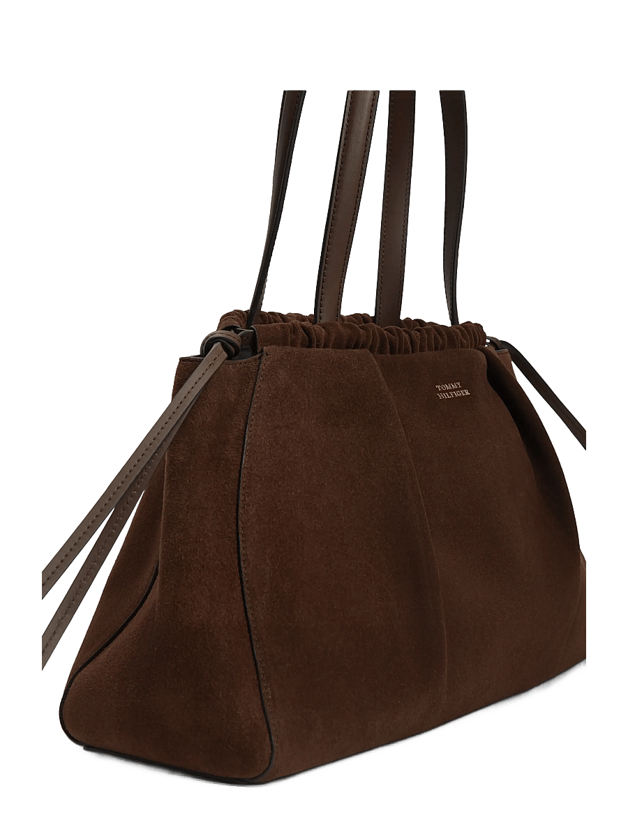 Tommy Hilfiger - SOFT LEATHER HOBO SUEDE - fondant brown - 2