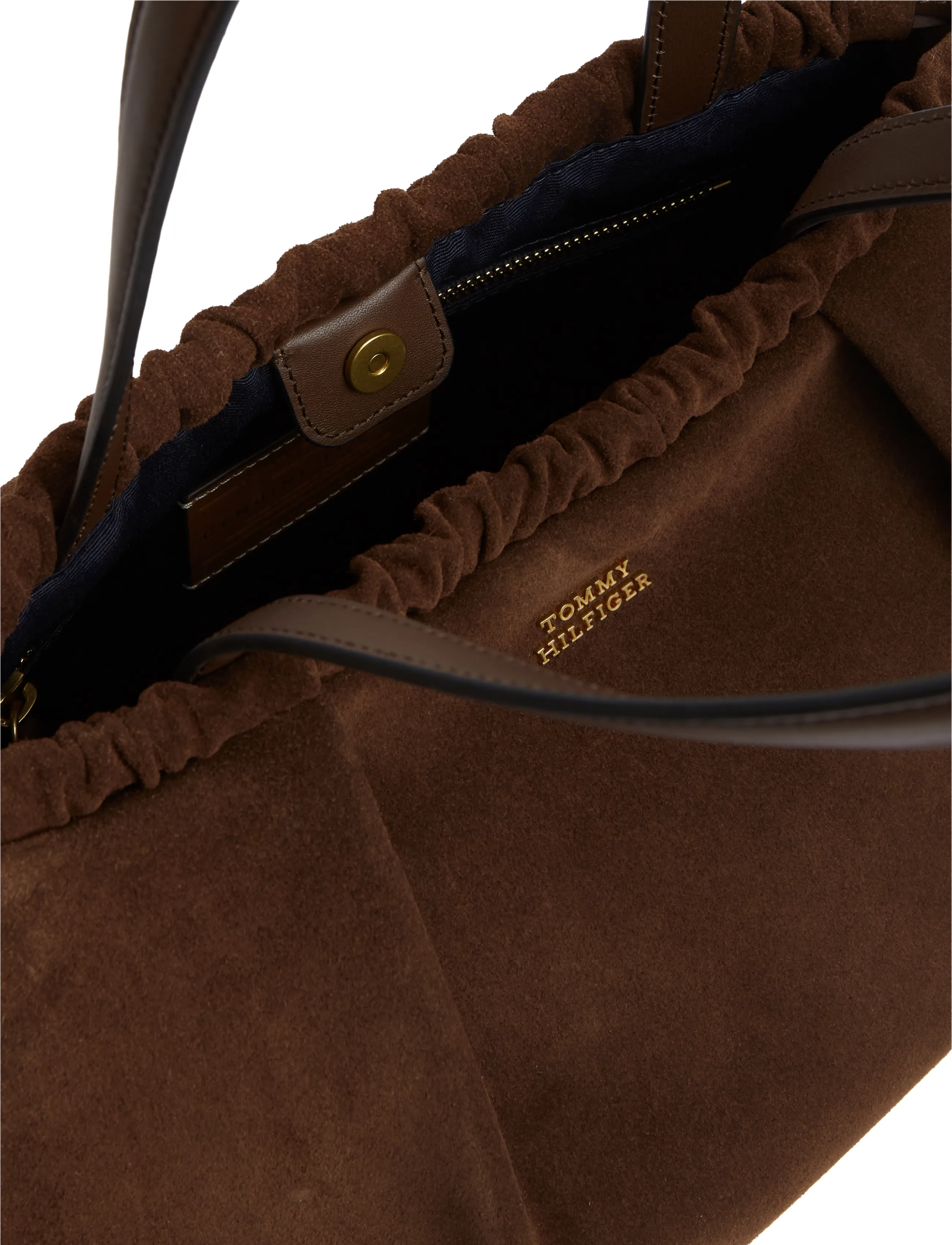 Tommy Hilfiger - SOFT LEATHER HOBO SUEDE - fondant brown - 4