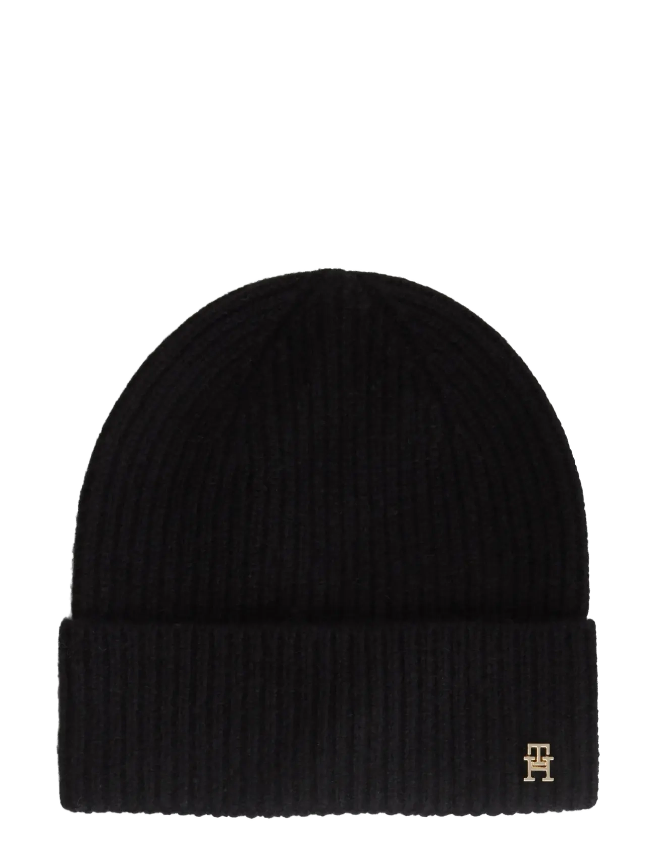 Tommy Hilfiger Th Cashmere Beanie, One Size, Headwear, Schwarz - Beanies, Frauen