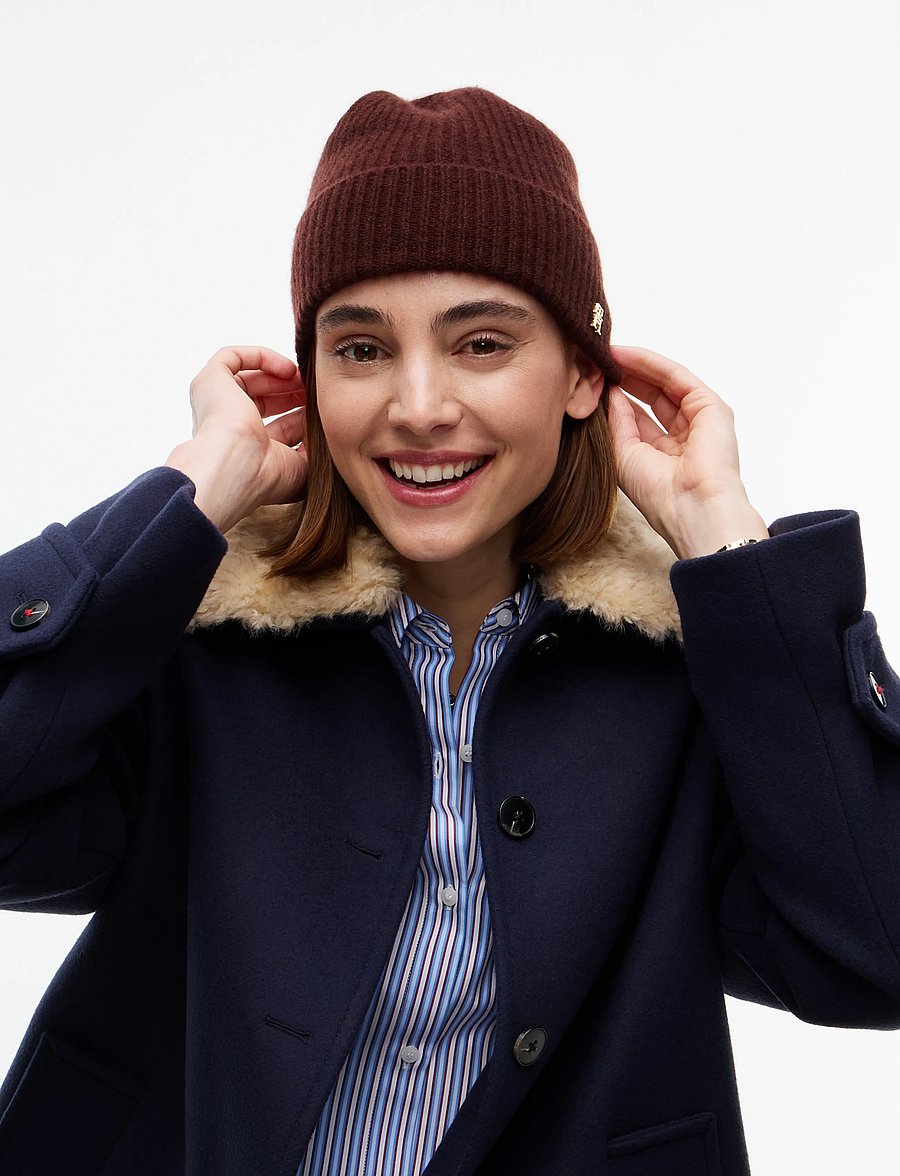 Tommy Hilfiger - TH CASHMERE BEANIE - kaschmir - deep burgundy - 2