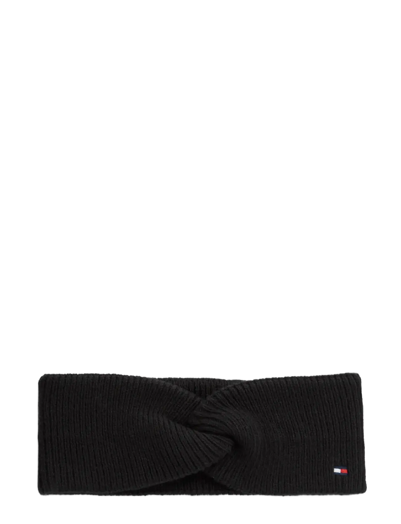 Tommy Hilfiger TH FLAG KNIT HEADBAND - Aksessuaarid - BLACK / black