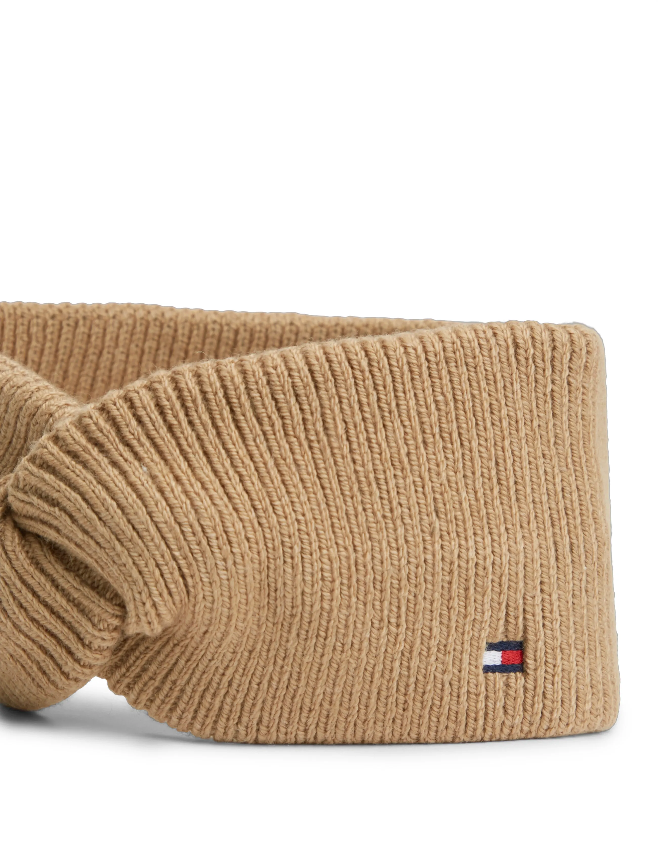 Tommy Hilfiger - TH FLAG KNIT HEADBAND - peapaelad - safari canvas - 2