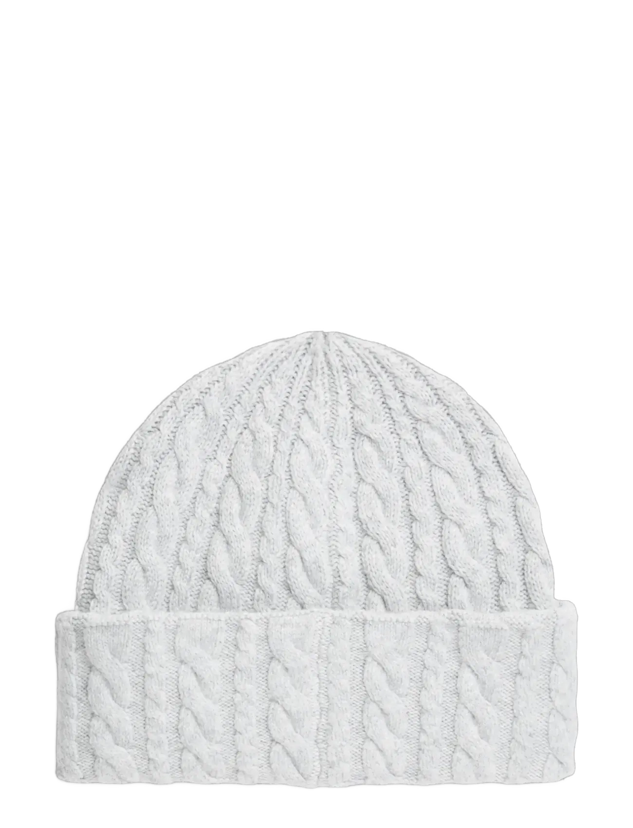 Tommy Hilfiger - ENAMEL FLAG CABLE BEANIE - light grey heather - 1