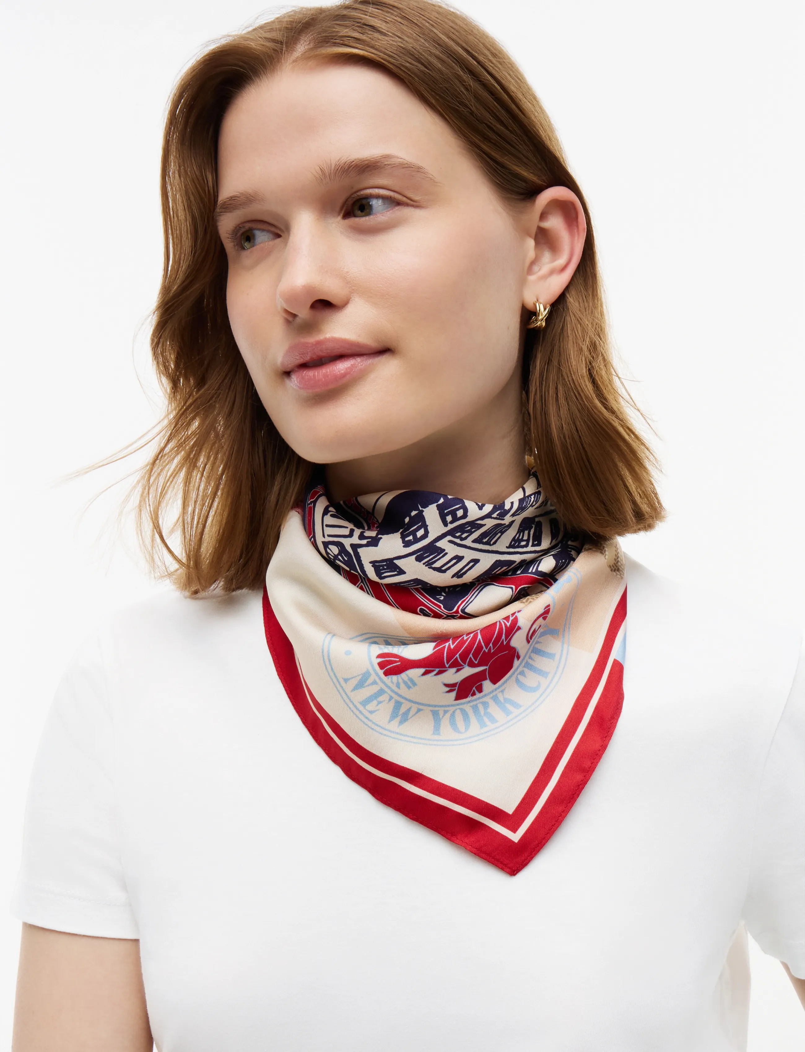 Tommy Hilfiger TH SEASONAL LARGE SILK SQUARE - Accessories - PRINT 1 / multi
