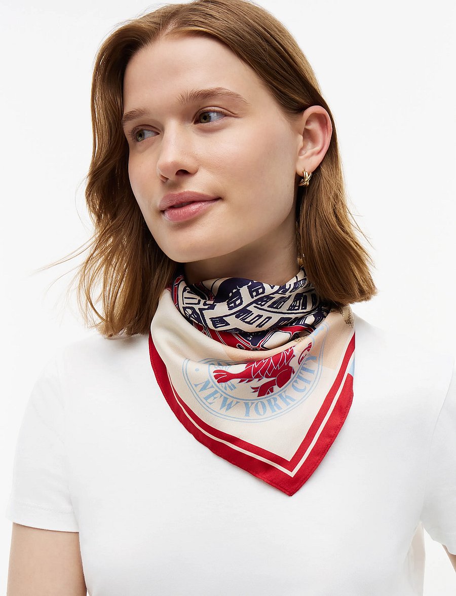 Tommy Hilfiger - TH SEASONAL LARGE SILK SQUARE - sjalar - print 1 - 0
