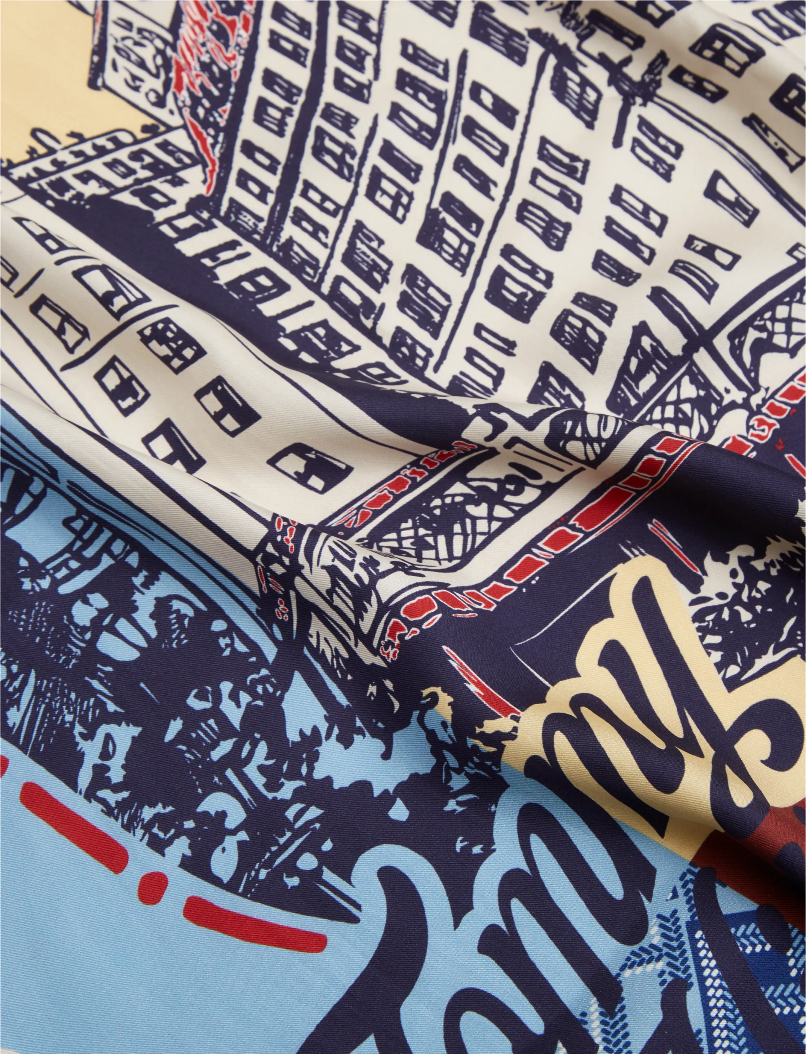 Tommy Hilfiger - TH SEASONAL LARGE SILK SQUARE - print 1 - 3