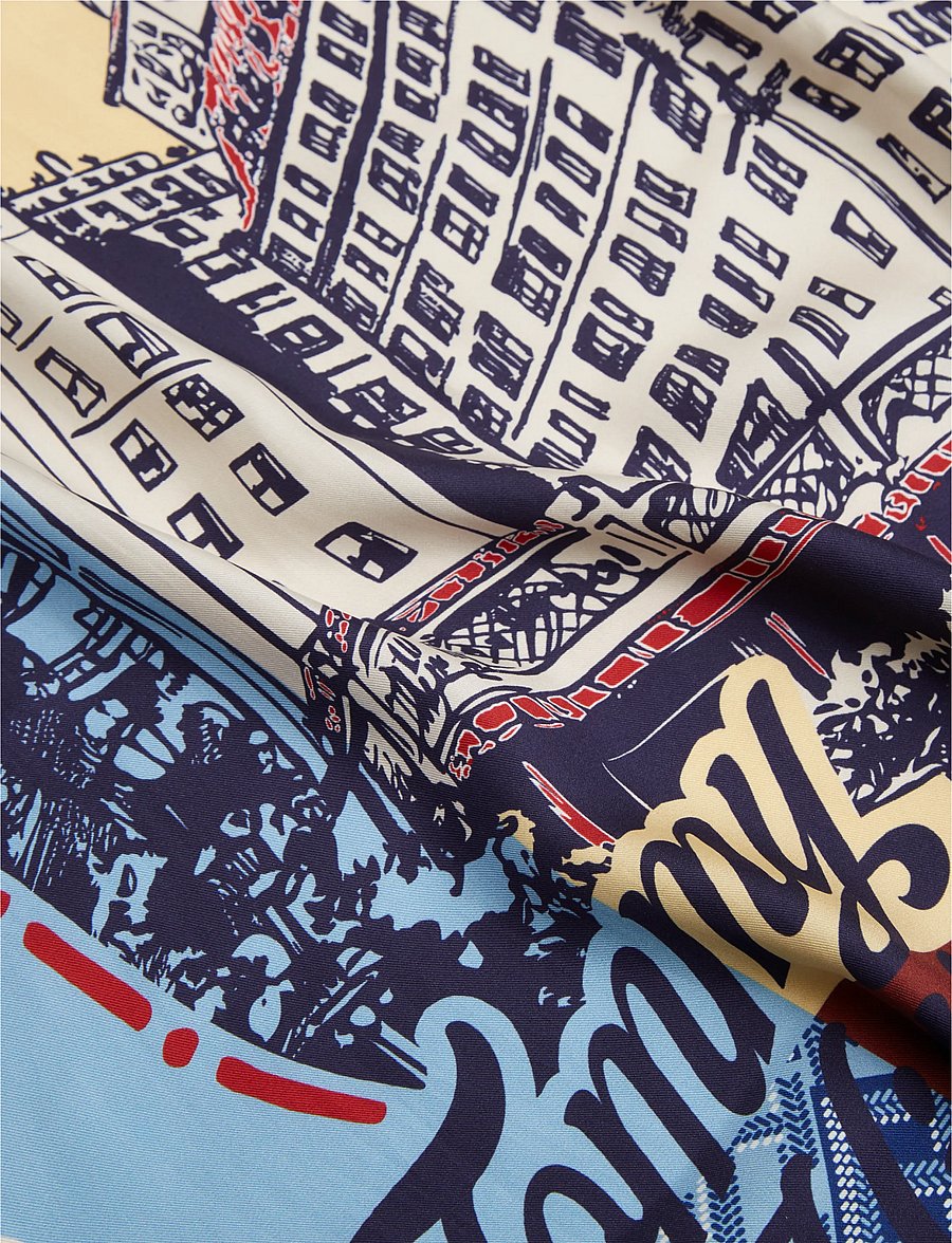 Tommy Hilfiger - TH SEASONAL LARGE SILK SQUARE - sjalar - print 1 - 3