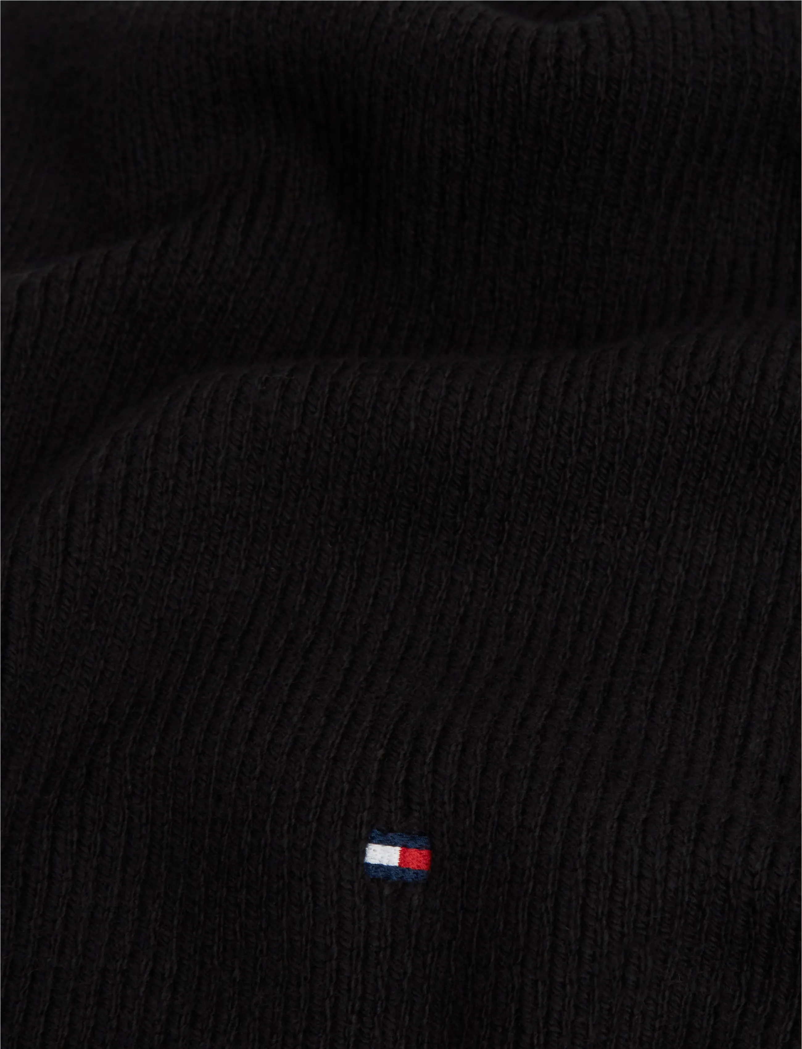 Tommy Hilfiger - TH FLAG KNIT SCARF - halstørklæder - black - 3