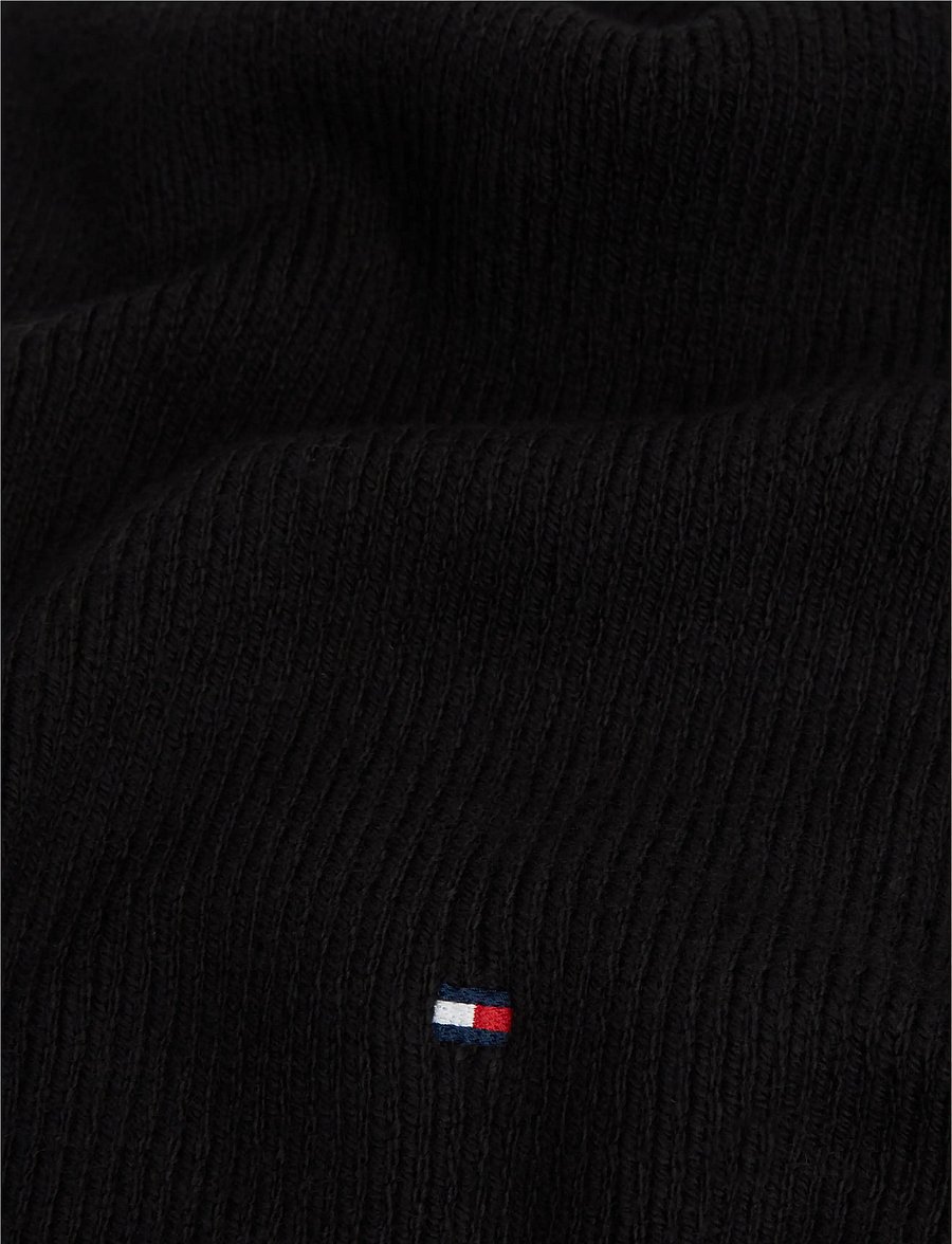 Tommy Hilfiger - TH FLAG KNIT SCARF - halstørklæder - black - 3
