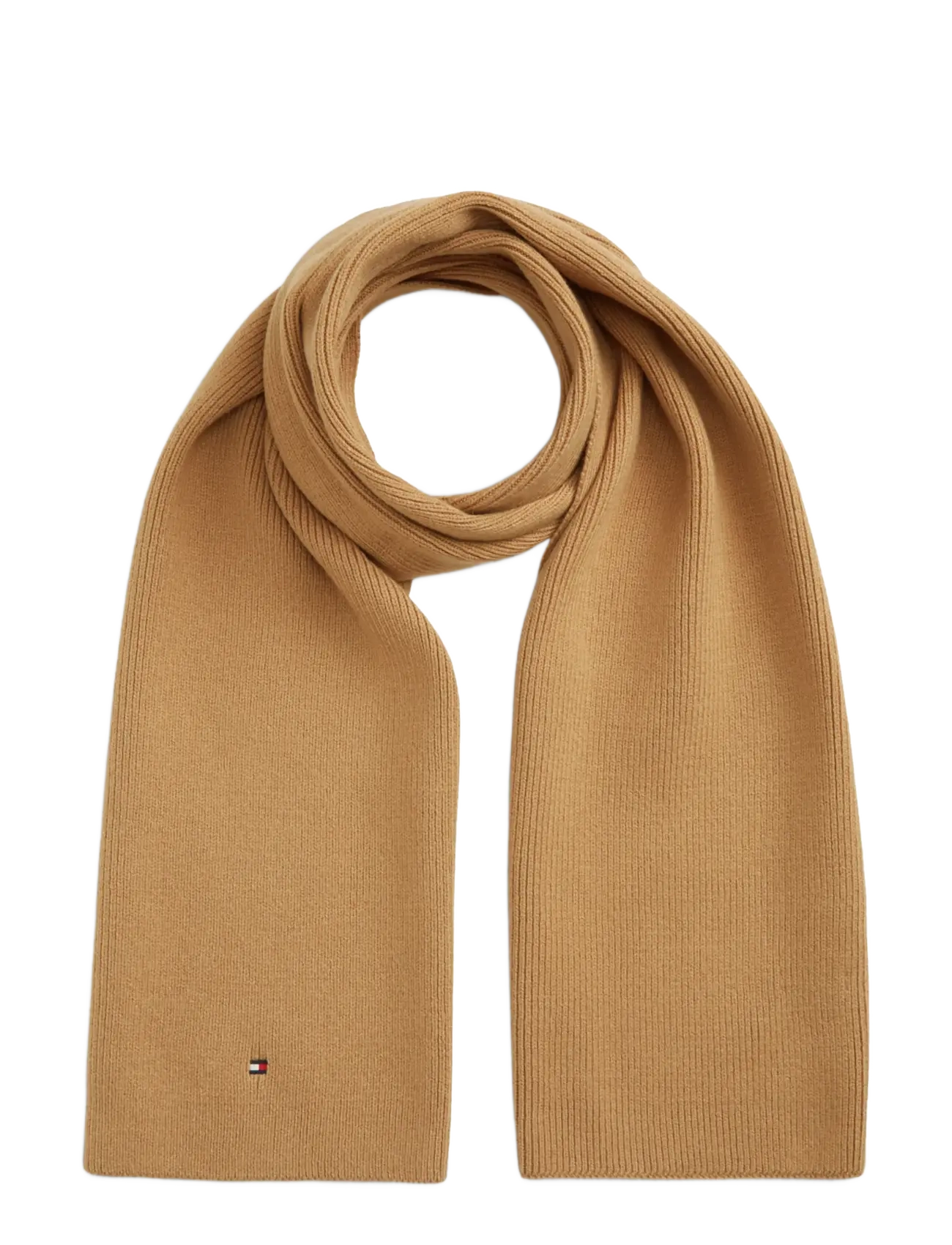 Tommy Hilfiger TH FLAG KNIT SCARF - Accessories - SAFARI CANVAS / beige