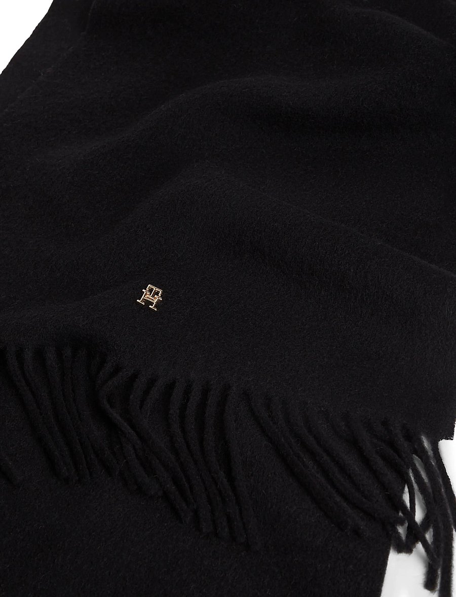 Tommy Hilfiger - TH ELEVATED CHIC WOVEN SCARF - winterschals - black - 3