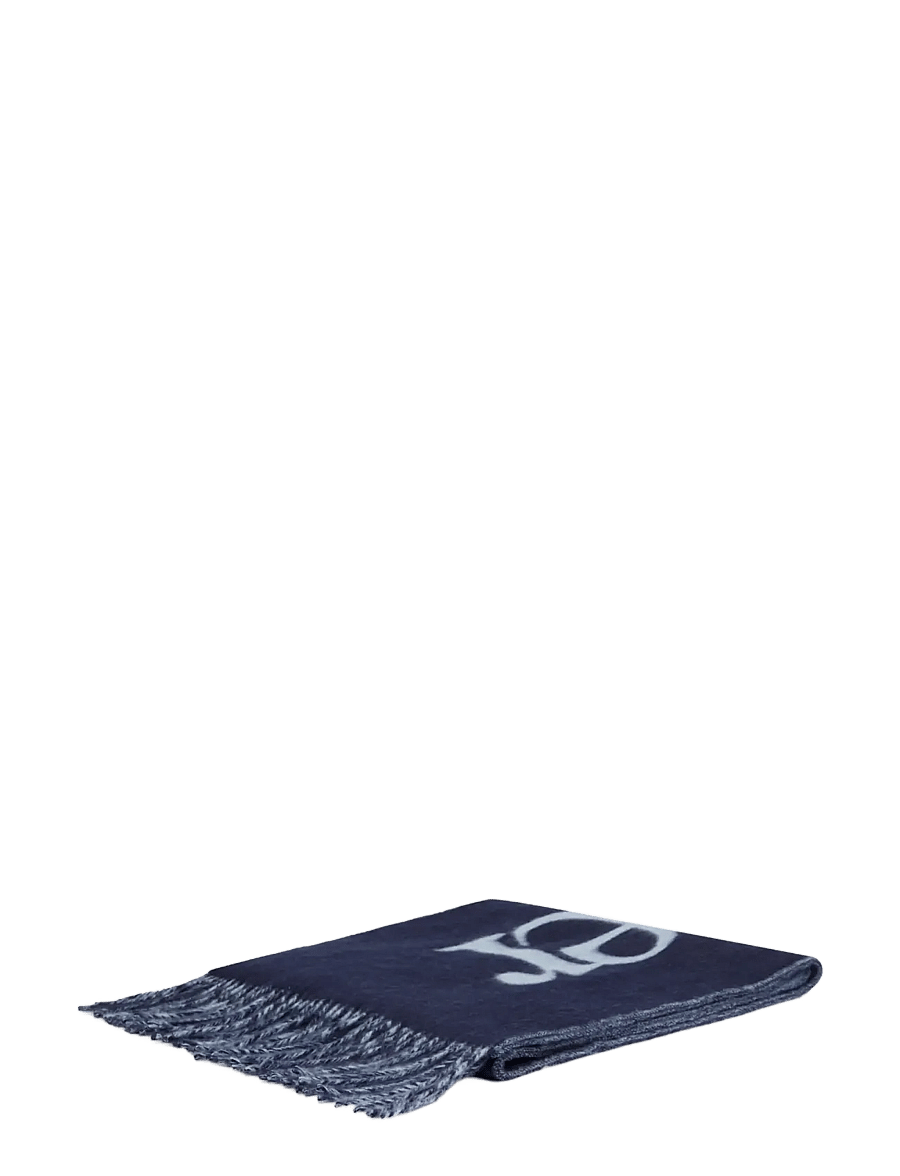 Tommy Hilfiger - TH SCRIPT WOVEN SCARF - space blue - 2