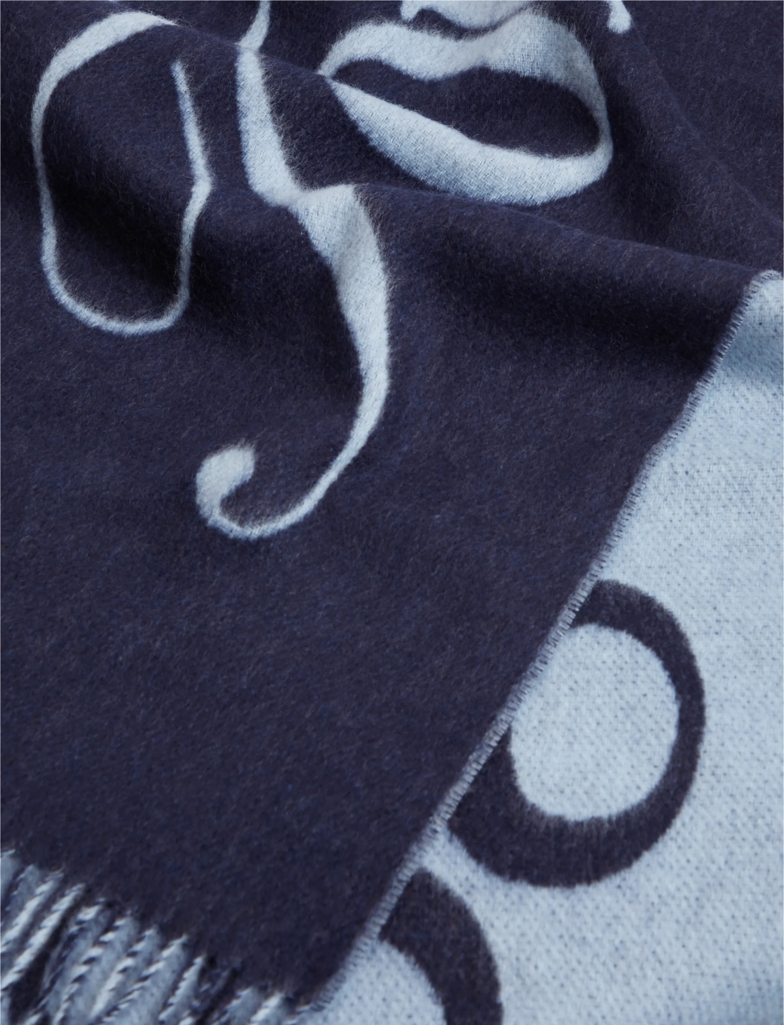 Tommy Hilfiger - TH SCRIPT WOVEN SCARF - space blue - 3