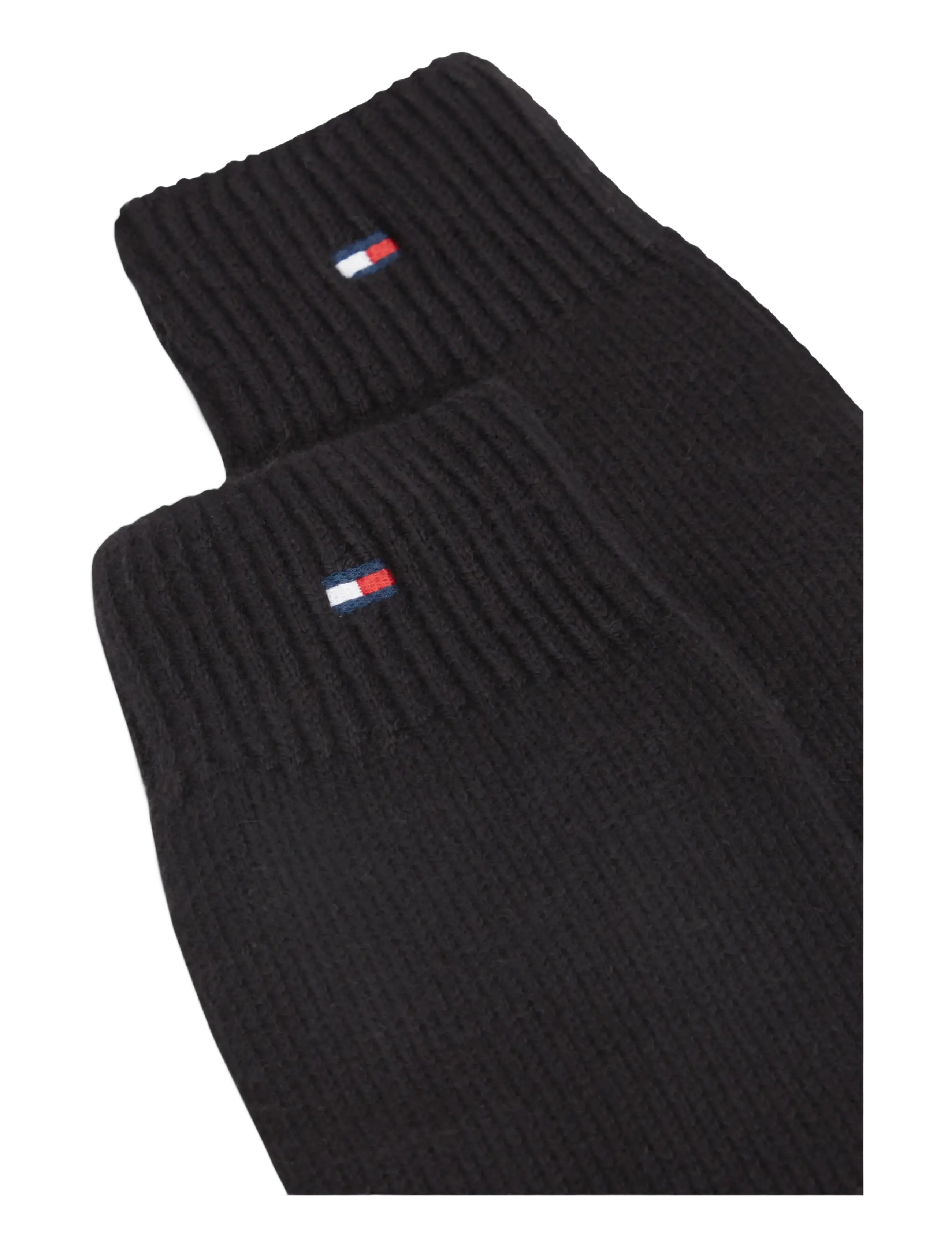 Tommy Hilfiger - TH FLAG KNIT GLOVES - black - 1