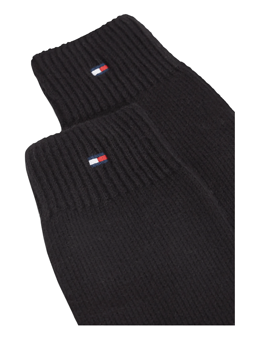 Tommy Hilfiger - TH FLAG KNIT GLOVES - black - 1