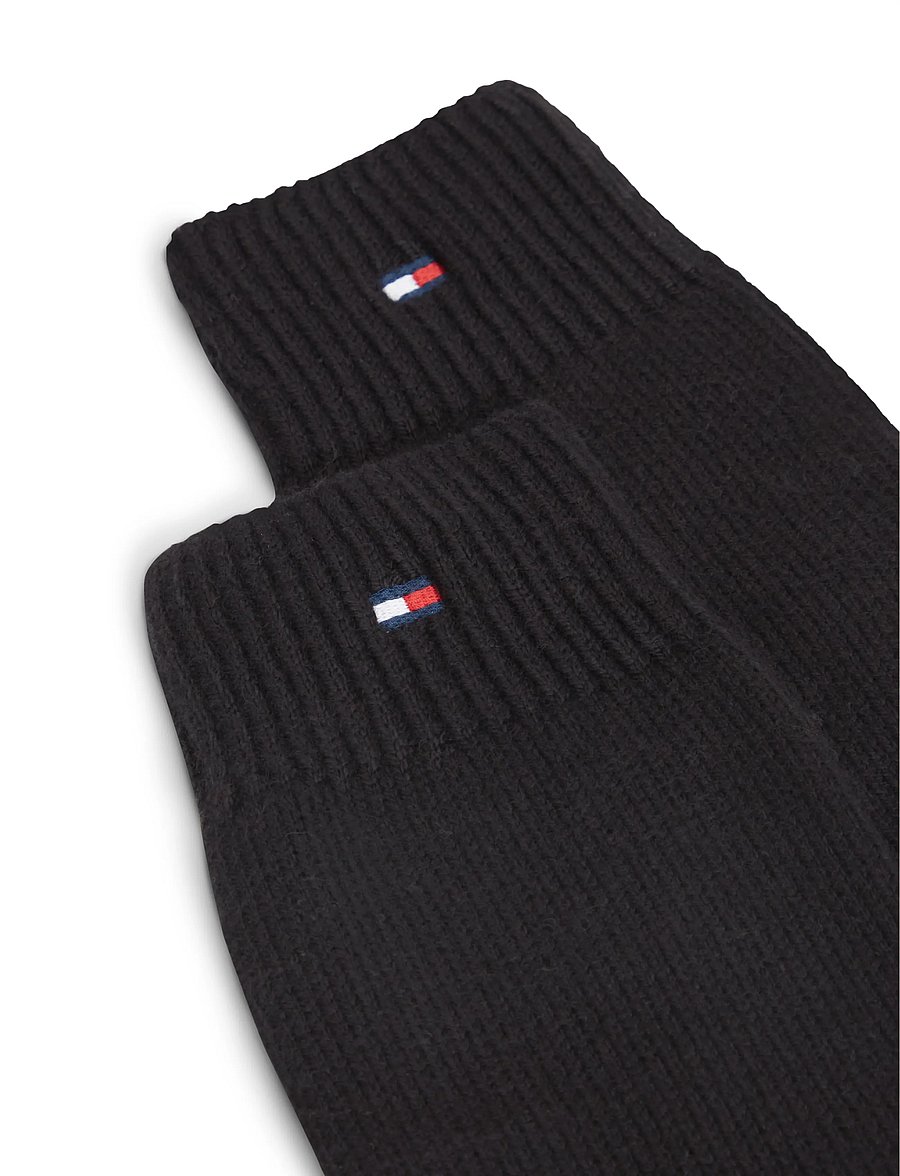 Tommy Hilfiger - TH FLAG KNIT GLOVES - sõrmikud - black - 3