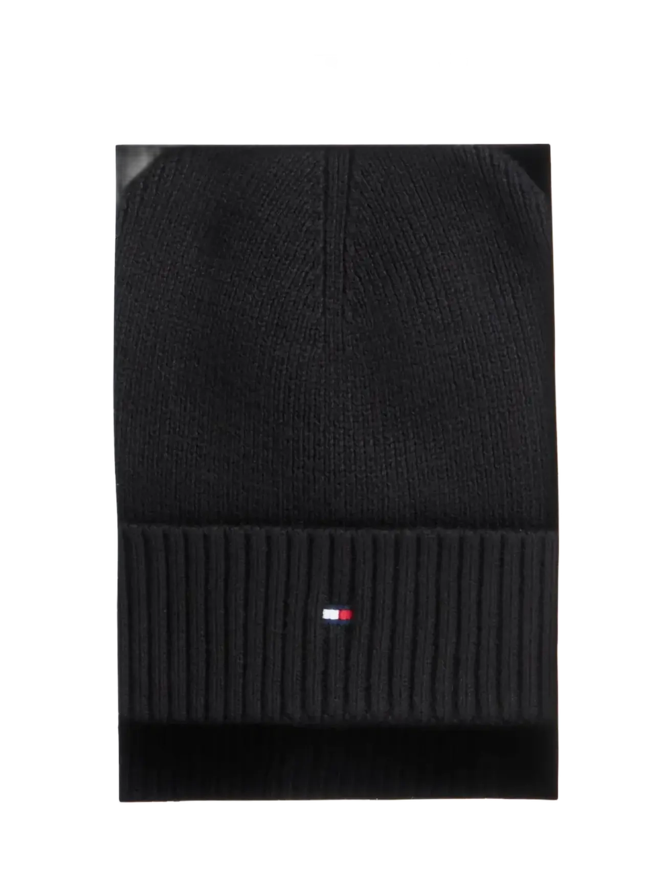 Tommy Hilfiger - TH FLAG BEANIE & SCARF GP - winterschals - black - 3