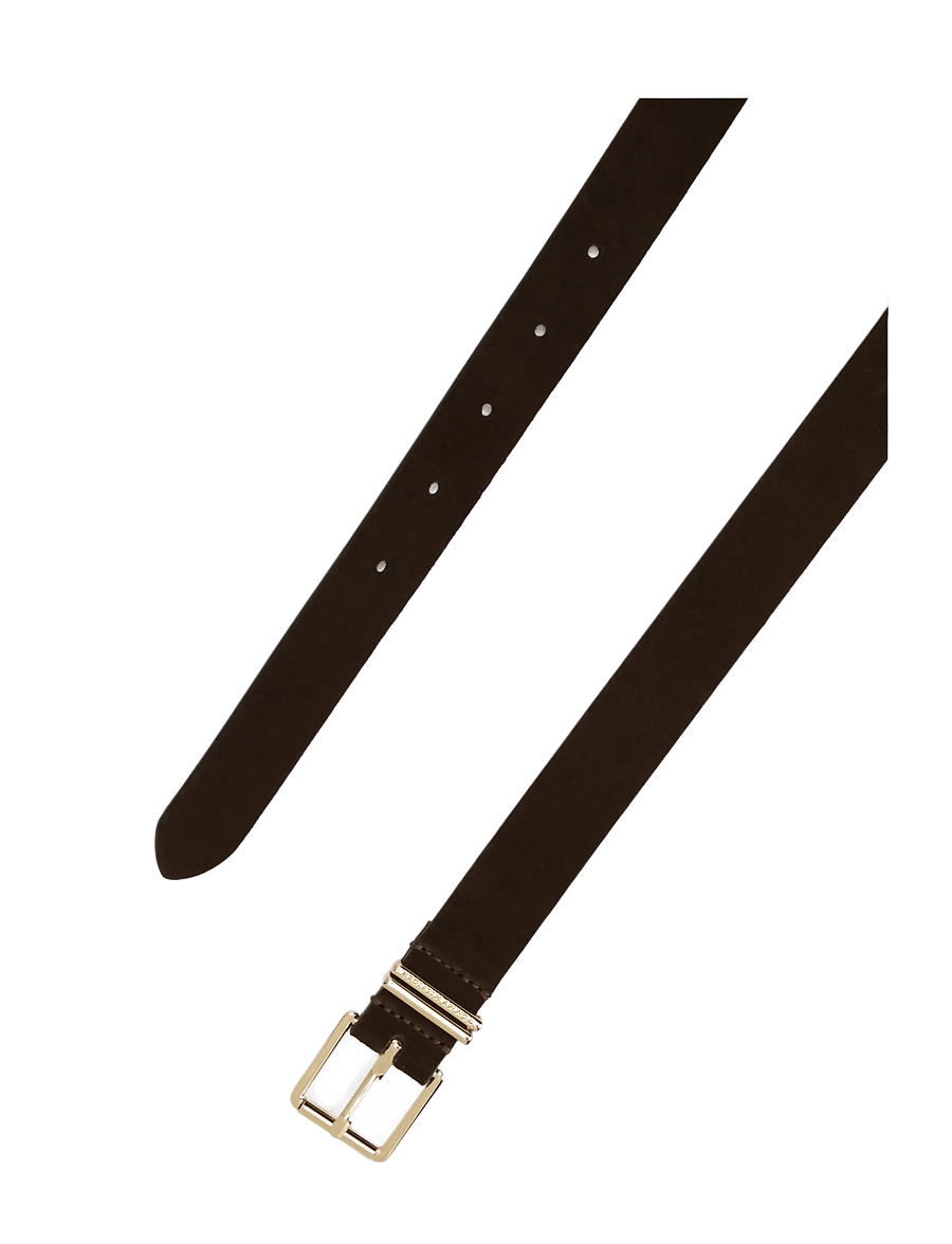 Tommy Hilfiger - TH SQUARE 2.5 NB - freizeitgürtel - charred wood - 1