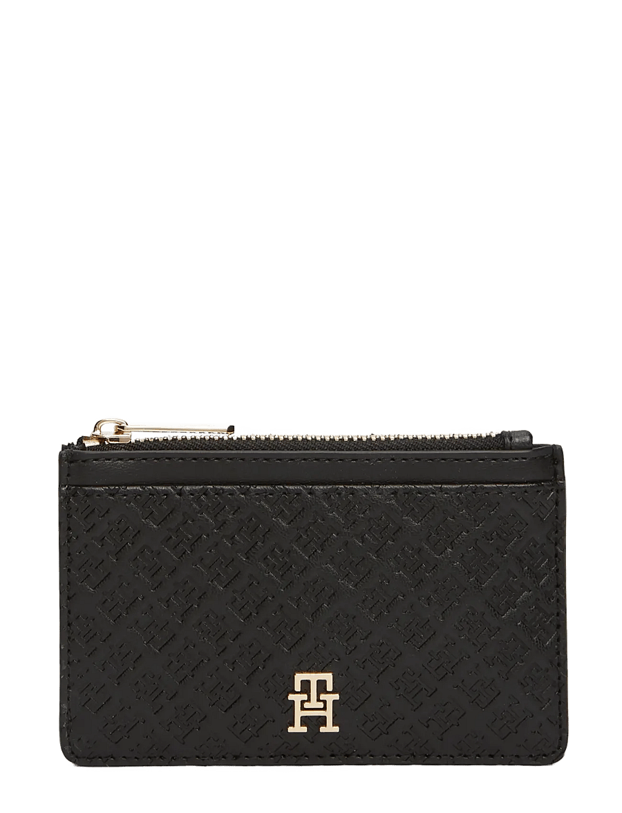 Tommy Hilfiger - TH ICON LONG CC HOLDER MONO - kaardihoidjad - black - 0