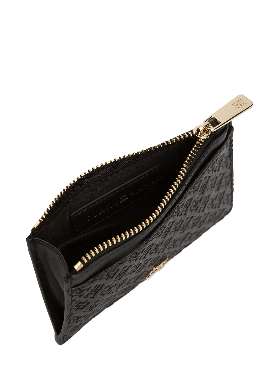 Tommy Hilfiger - TH ICON LONG CC HOLDER MONO - kaardihoidjad - black - 1