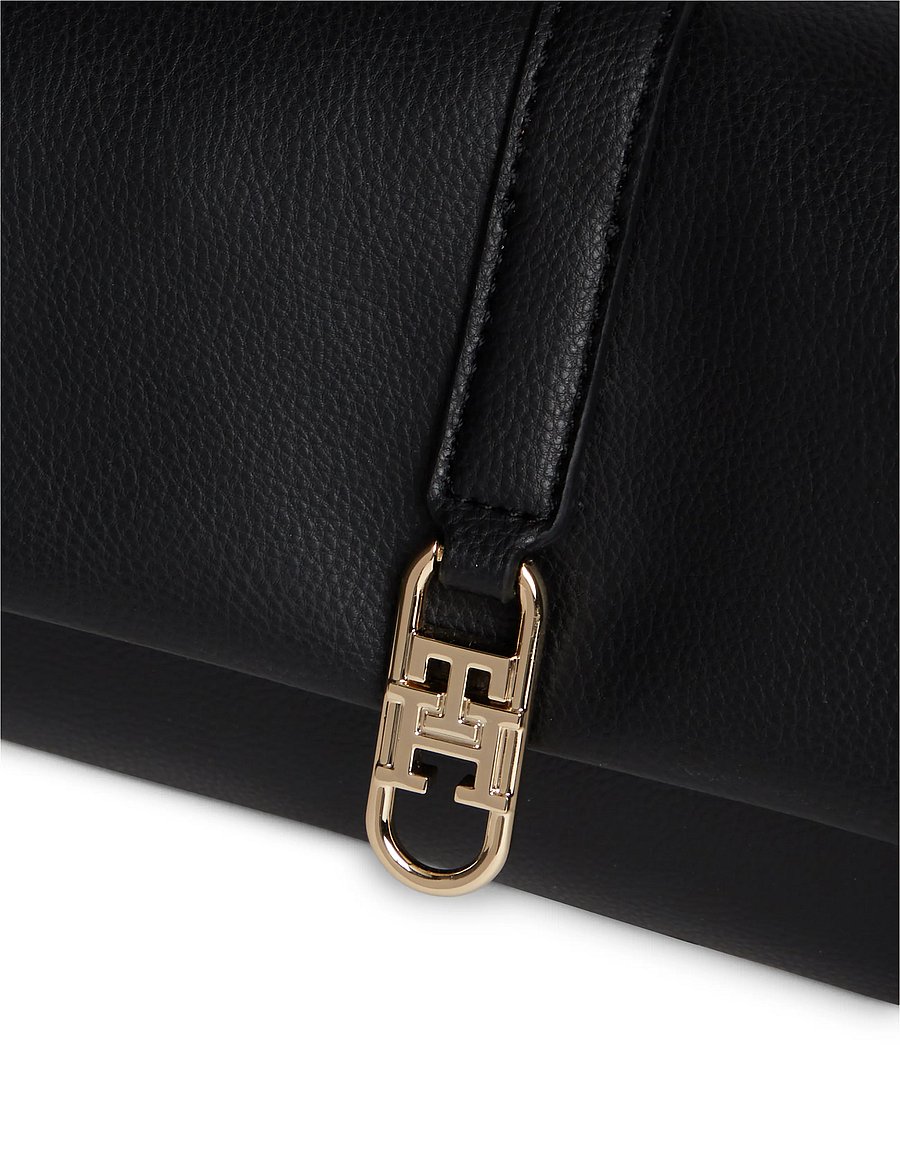 Tommy Hilfiger - TH LIBRE MINI CROSSOVER - crossbody bags - black - 4