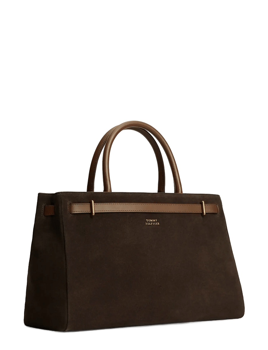 Tommy Hilfiger - AMERICAN ICON TOTE SUEDE - totes - fondant brown - 2