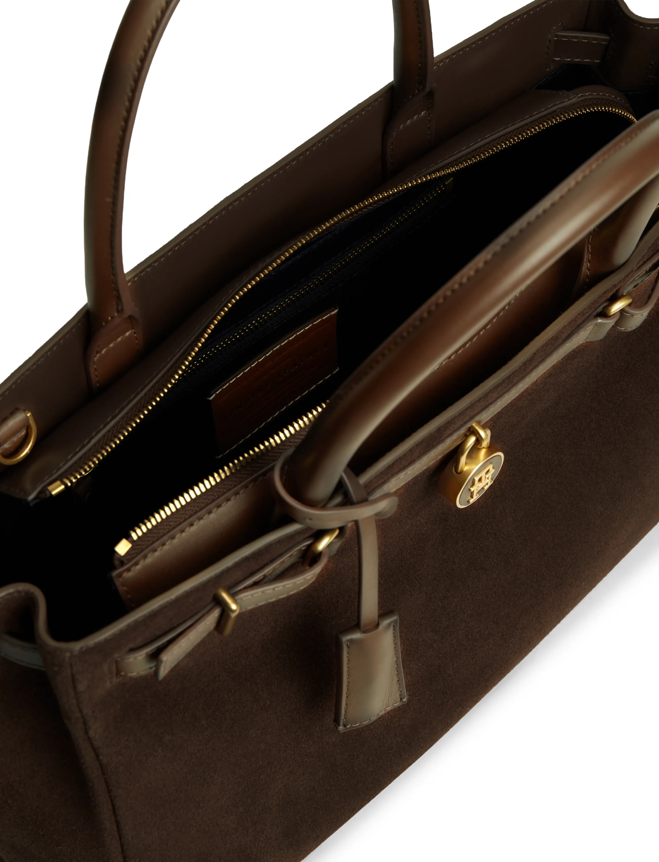 Tommy Hilfiger - AMERICAN ICON TOTE SUEDE - totes - fondant brown - 3