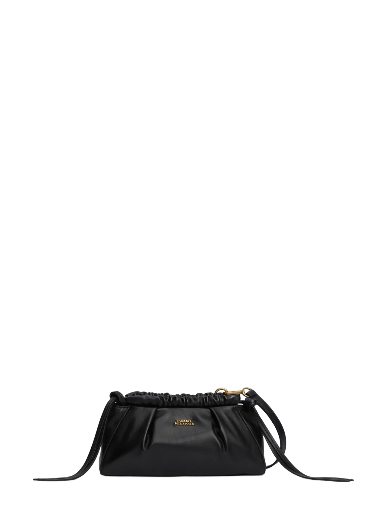 TOMMY HILFIGER Soft Leder Mini Crossover Schwarz - One Size - Damen