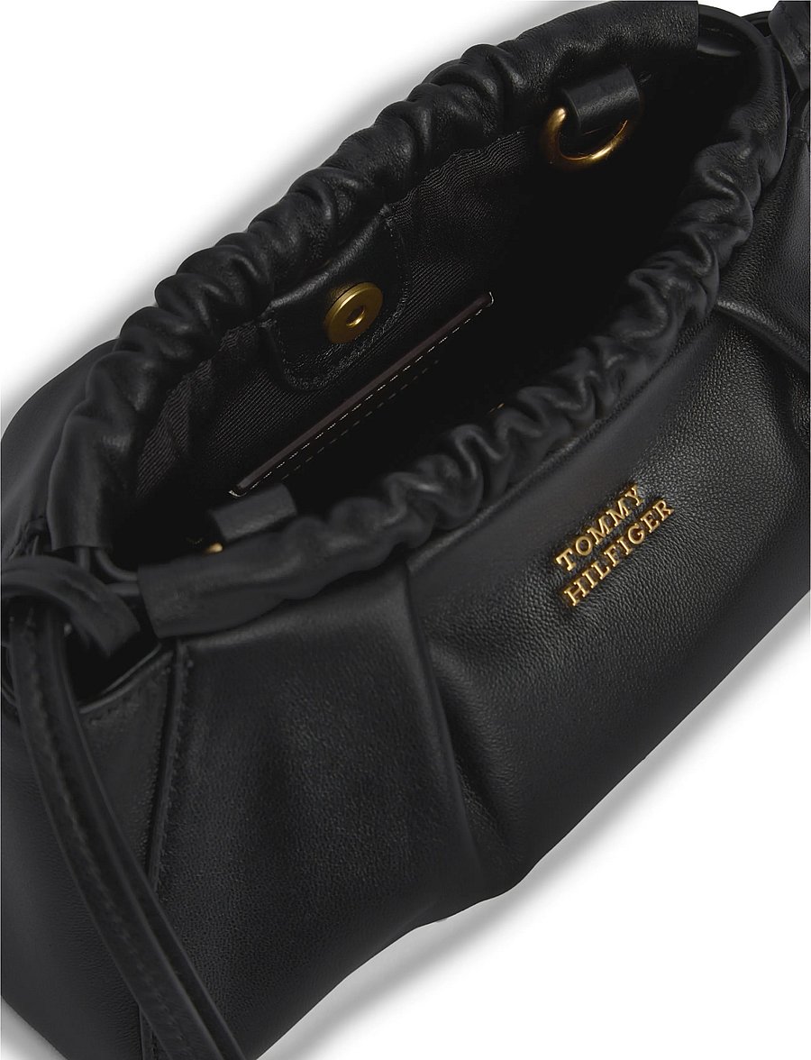 Tommy Hilfiger - SOFT LEATHER MINI CROSSOVER - black - 4
