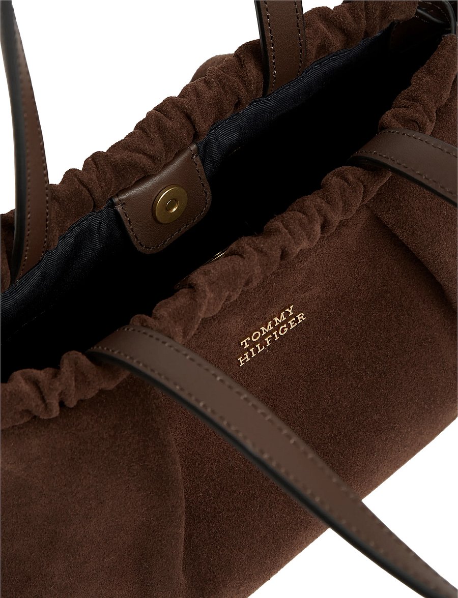 Tommy Hilfiger - SOFT LEATHER SHOULDER BAG SUEDE - vardagsstil - fondant brown - 3
