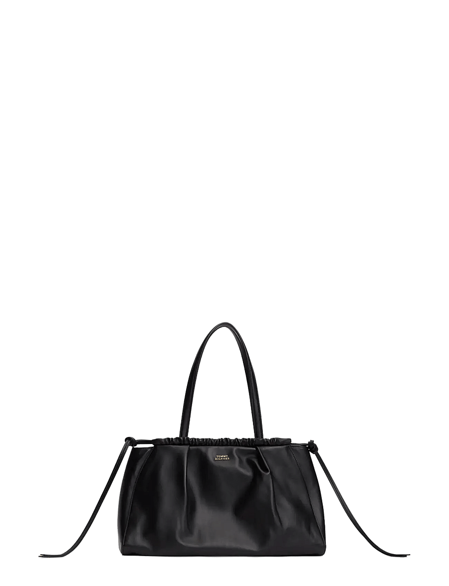 Tommy Hilfiger - SOFT LEATHER HOBO - black - 1