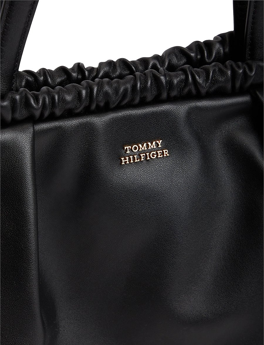 Tommy Hilfiger - SOFT LEATHER HOBO - black - 3