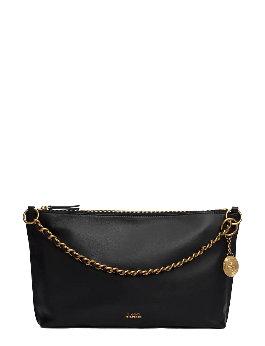 Tommy Hilfiger - TH DOWNTOWN MINI BAG LEATHER - special occasions - black - 1