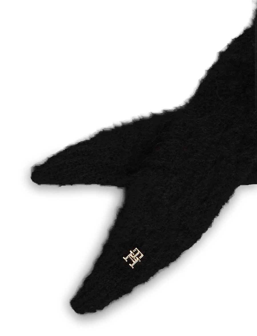 Tommy Hilfiger - TH ELEVATED CHIC KNITTED HOOD - balaclava - black - 3