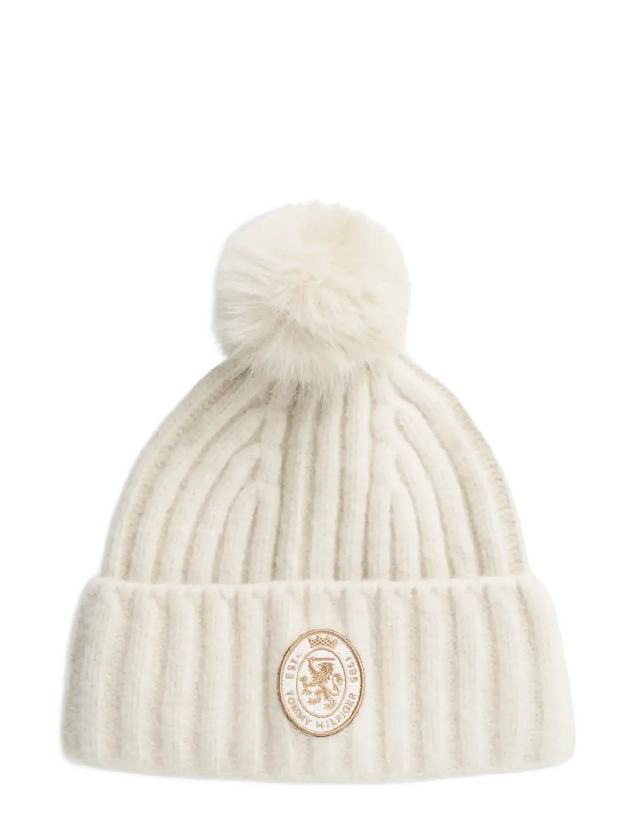Th Flag Beanie W/Pom