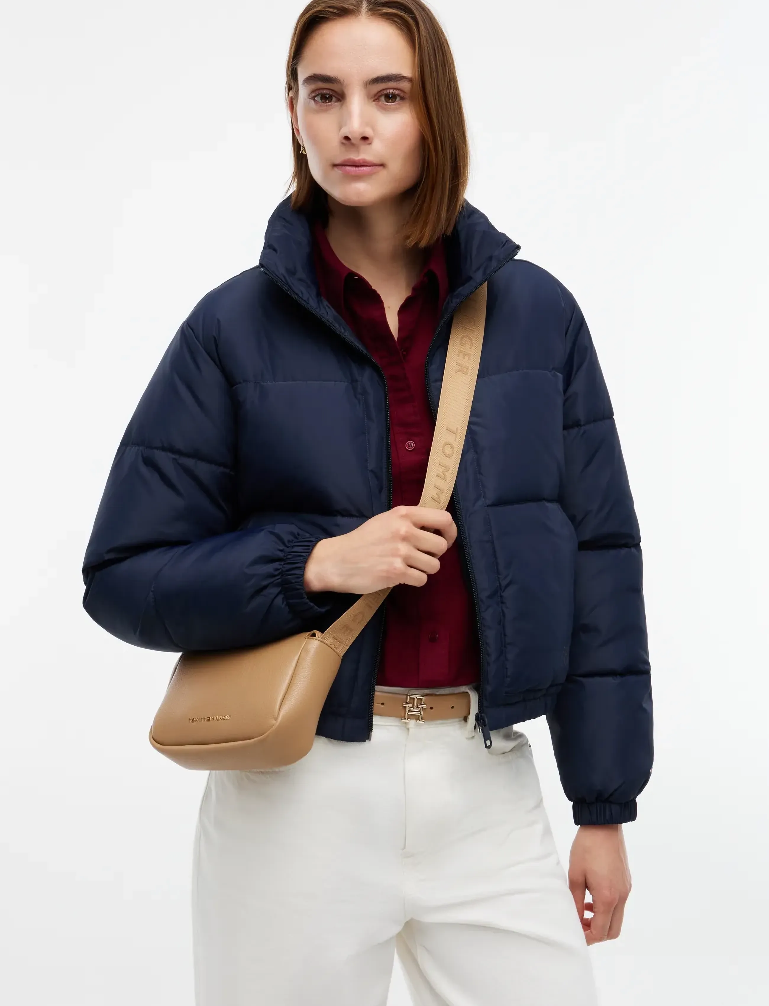 Tommy Hilfiger TH ESSENTIAL CAMERA BAG - Tommy Hilfiger - SAFARI CANVAS / beige