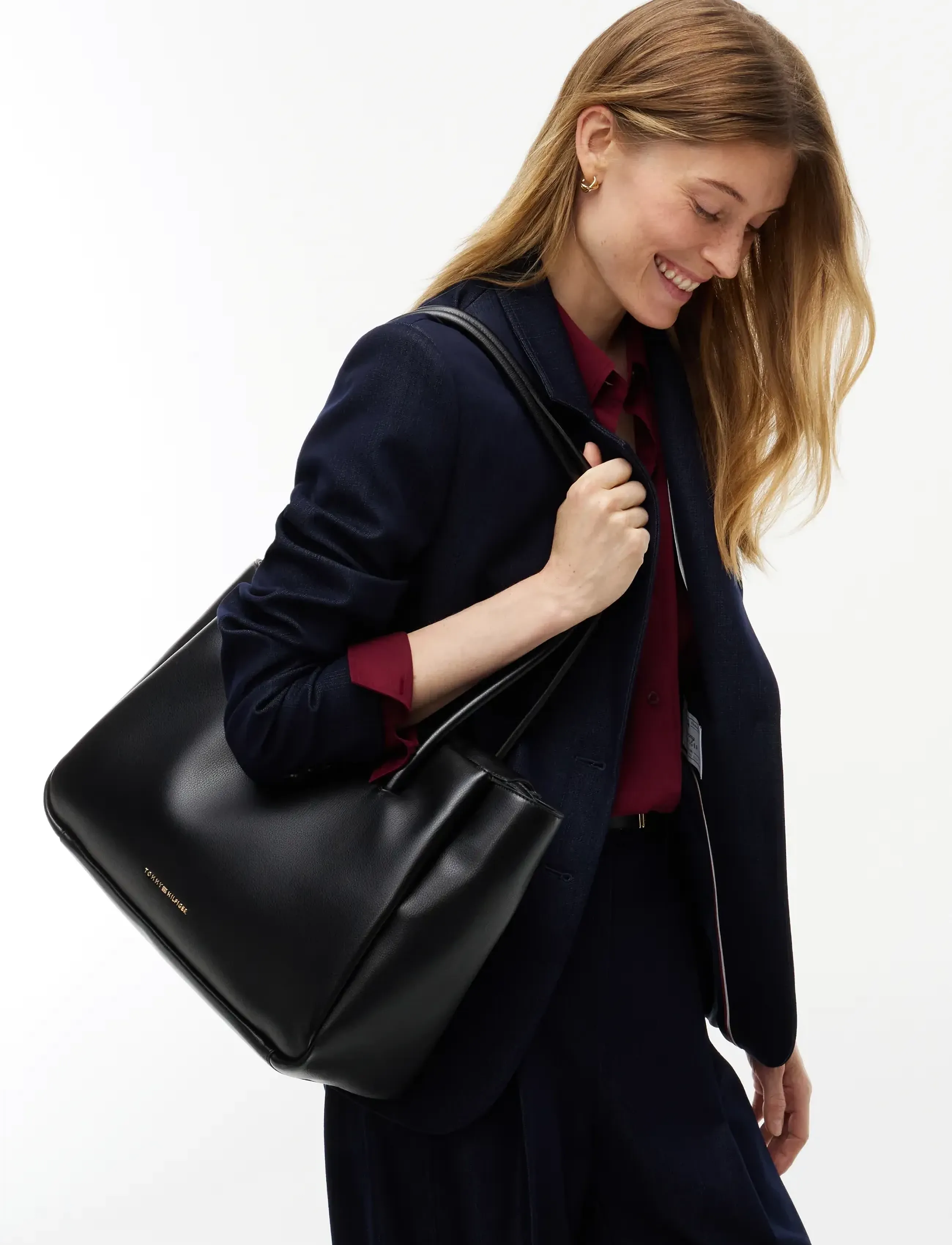 Tommy Hilfiger TH ESSENTIAL TOTE - Tommy Hilfiger - BLACK / black