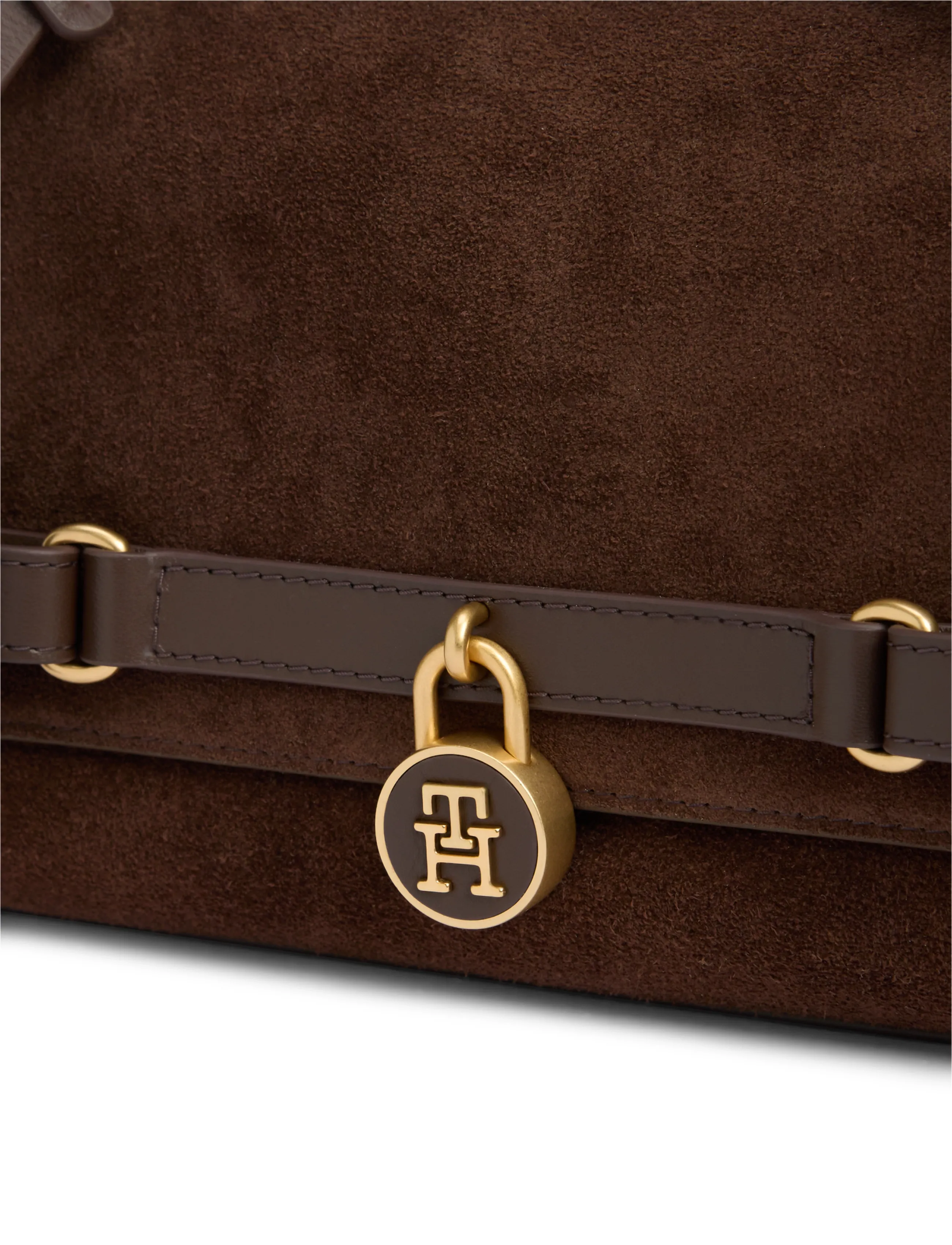 Tommy Hilfiger - AMERICAN ICON CLUTCH SUEDE - speciella tillfällen - fondant brown - 3
