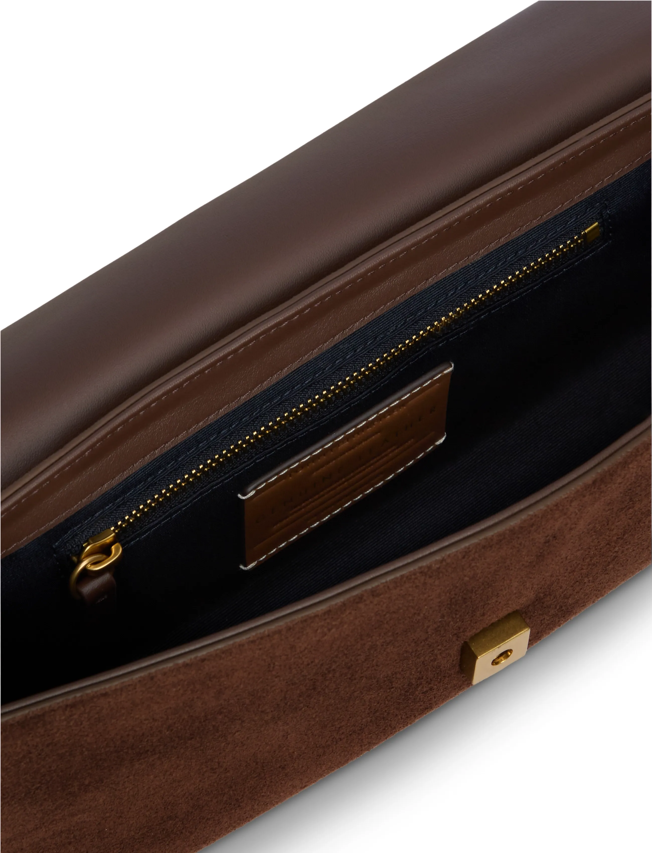 Tommy Hilfiger - AMERICAN ICON CLUTCH SUEDE - speciella tillfällen - fondant brown - 4