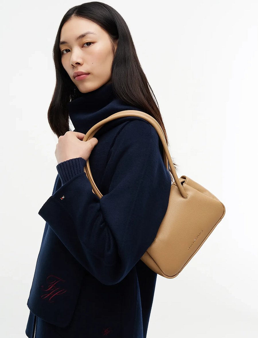 Tommy Hilfiger - TH ESSENTIAL SHOULDER BAG - safari canvas - 0