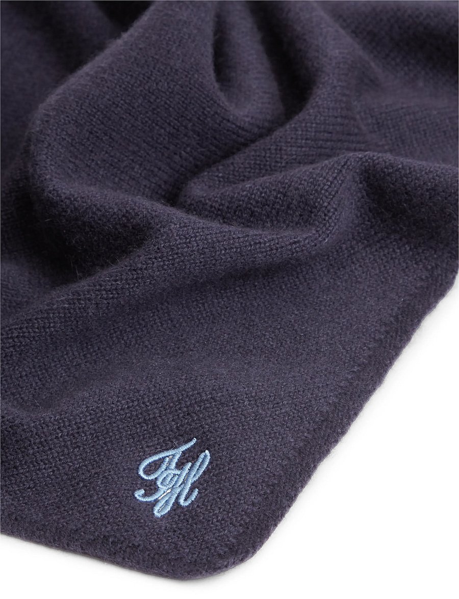 Tommy Hilfiger - TH SCRIPT TRIANGLE SCARF - winterschals - space blue - 3