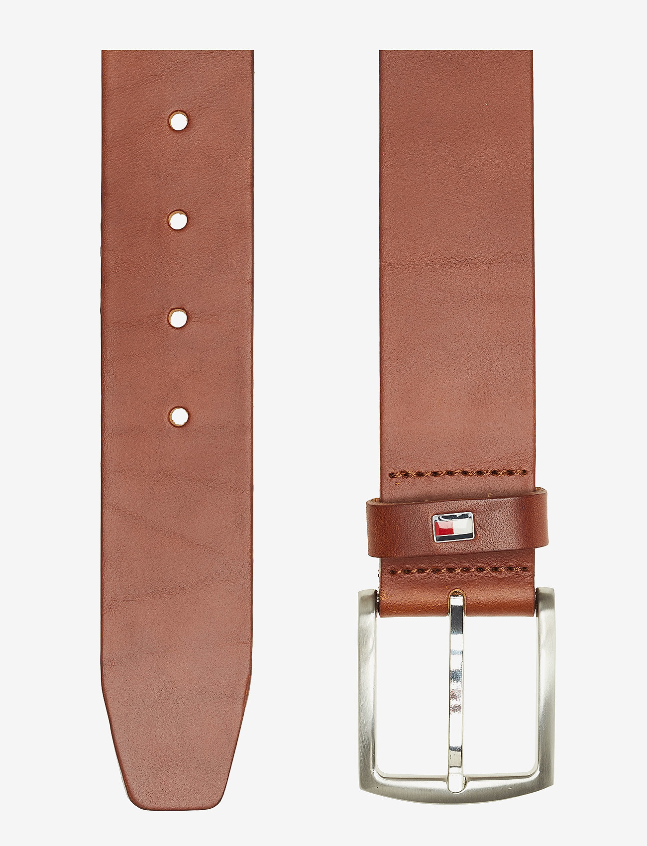Tommy Hilfiger - NEW DENTON BELT 4.0 - paski klasyczne - dark tan - 2
