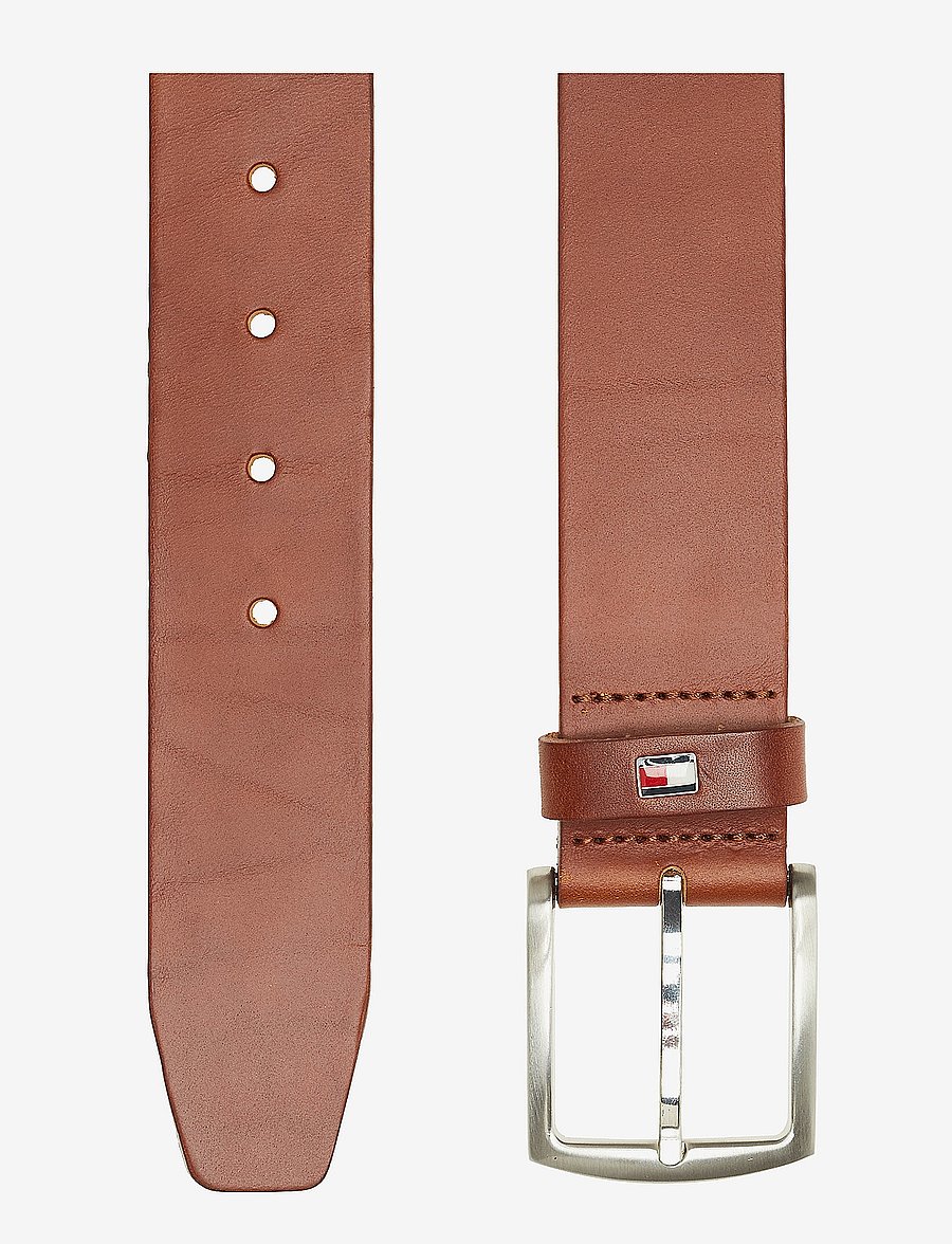 Tommy Hilfiger - NEW DENTON BELT 4.0 - klassikalised vööd - dark tan - 2